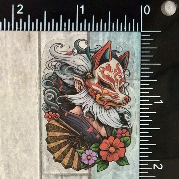 ๐10/$10๐ Translucent Japanese Tattoo Art Reusable Waterproof Vinyl Sticker Dec - Picture 1 of 1